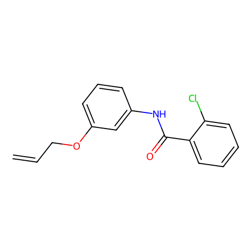 2-chloro-N-(3-prop-2-enoxyphenyl)benzamide structure
