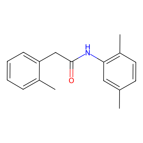 N-(2,5-dimethylphenyl)-2-(2-methylphenyl)acetamide structure