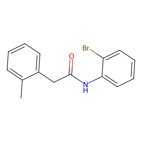 N-(2-bromophenyl)-2-(2-methylphenyl)acetamide structure
