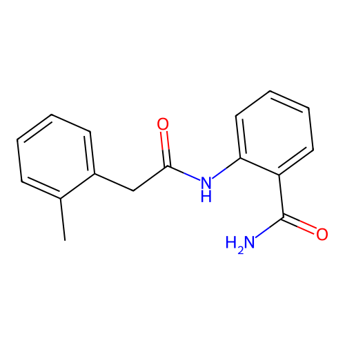 2-[[2-(2-Methylphenyl)acetyl]amino]benzamide structure