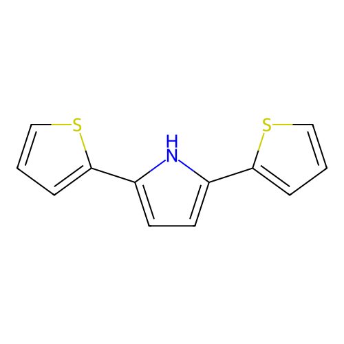 2,5-Di(2-thienyl)-1H-pyrrole structure