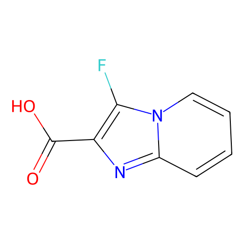 3-Fluoroimidazo[1,2-a]pyridine-2-carboxylic acid structure