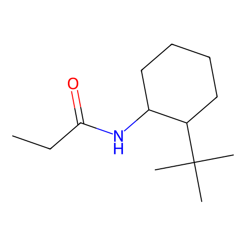 N-(2-tert-butylcyclohexyl)propanamide structure