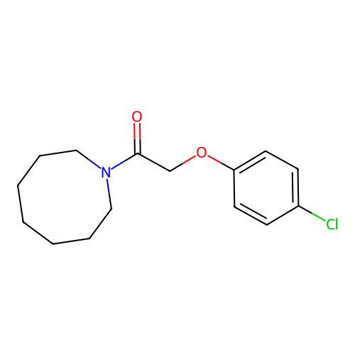 1-(Azocan-1-yl)-2-(4-chlorophenoxy)ethanone structure