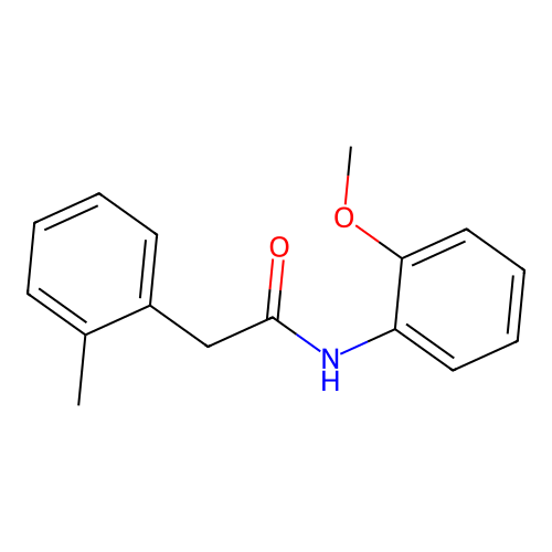 N-(2-methoxyphenyl)-2-(2-methylphenyl)acetamide structure