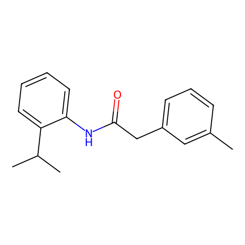N-(2-isopropylphenyl)-2-(3-methylphenyl)acetamide structure