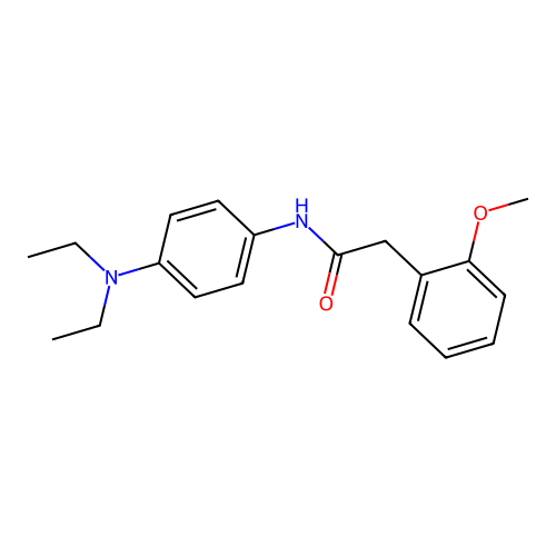 N-[4-(diethylamino)phenyl]-2-(2-methoxyphenyl)acetamide structure