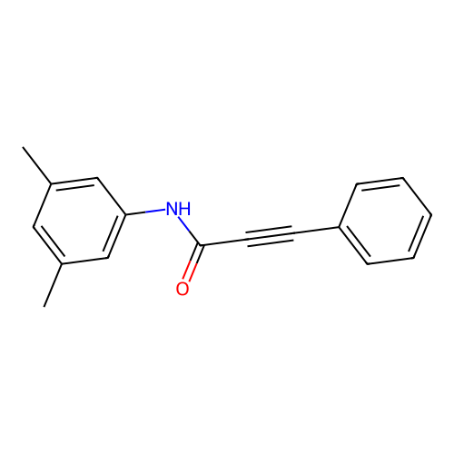 N-(3,5-dimethylphenyl)-3-phenylprop-2-ynamide structure