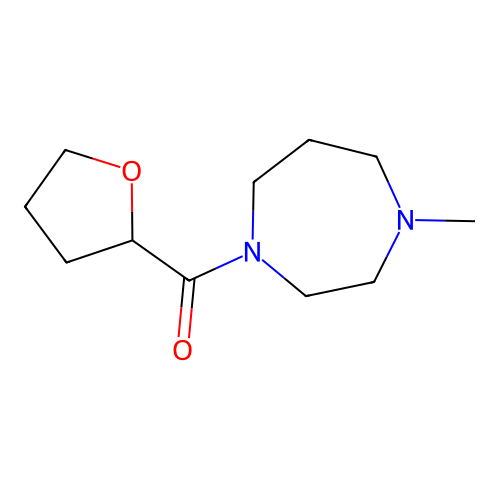 (4-Methyl-1,4-diazepan-1-yl)-(oxolan-2-yl)methanone structure