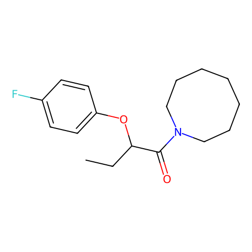 1-(Azocan-1-yl)-2-(4-fluorophenoxy)butan-1-one structure