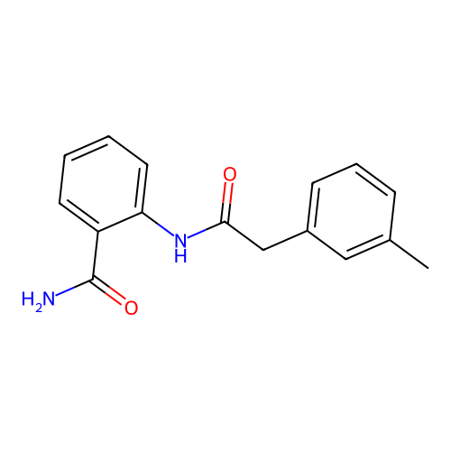 2-[[2-(3-Methylphenyl)acetyl]amino]benzamide structure