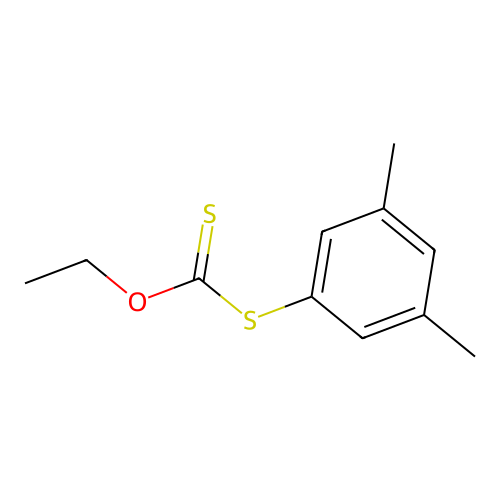 Thiophenol, 3,5-dimethyl-S-ethoxythion- structure