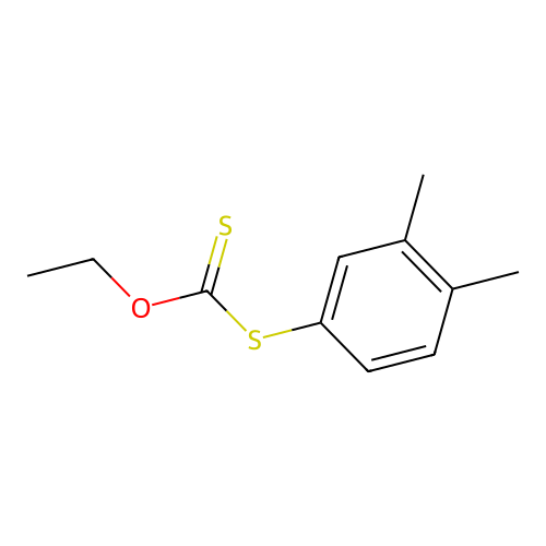 S-(3,4-Dimethylphenyl) O-ethyl carbonodithioate structure