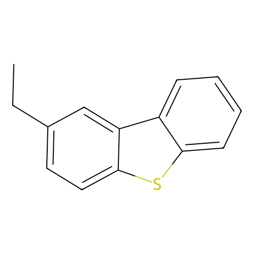 3-Ethyldibenzothiophene structure