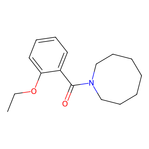 Azocan-1-yl-(2-ethoxyphenyl)methanone structure