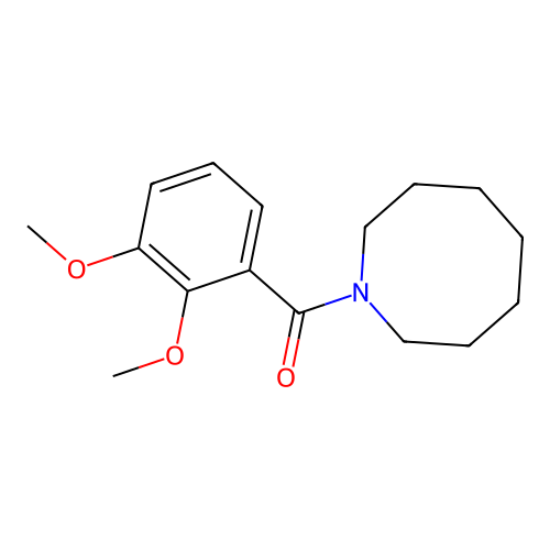 Azocan-1-yl-(2,3-dimethoxyphenyl)methanone structure
