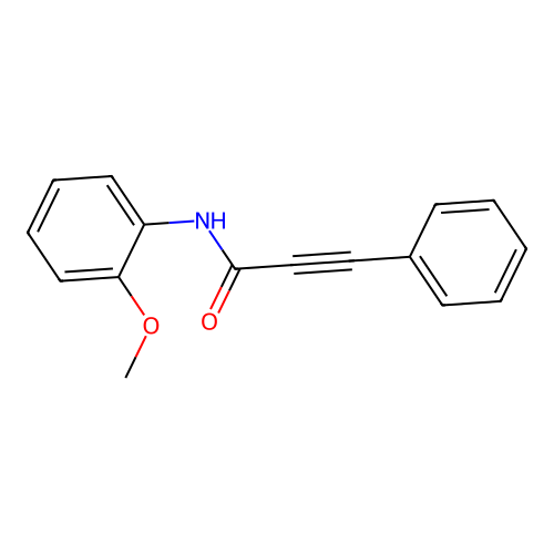 N-(2-Methoxyphenyl)-3-phenyl-2-propynamide structure