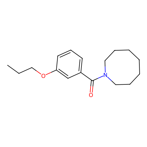 Azocan-1-yl-(3-propoxyphenyl)methanone structure