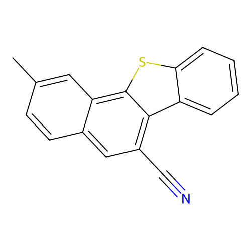 2-Methylnaphtho[1,2-b][1]benzothiole-6-carbonitrile structure