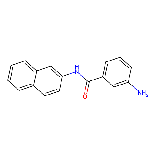 3-Amino-N-2-naphthalenylbenzamide structure