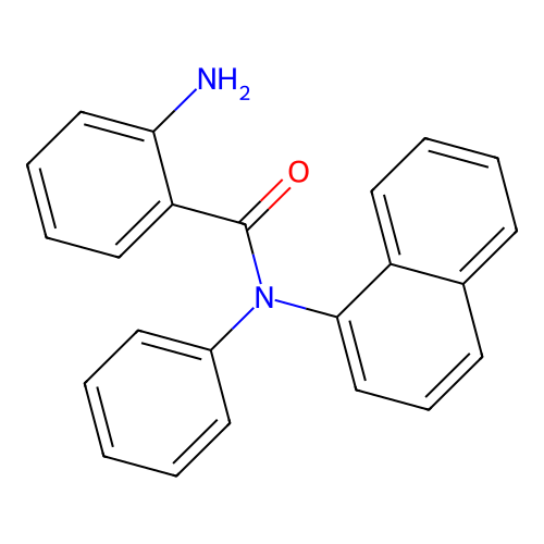 2-Amino-N-1-naphthalenyl-N-phenylbenzamide structure