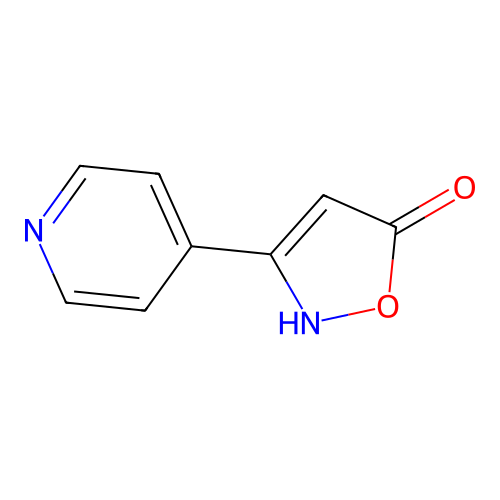 3-(Pyridin-4-yl)-1,2-oxazol-5-ol structure