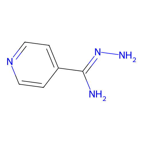 N'-aminopyridine-4-carboximidamide structure
