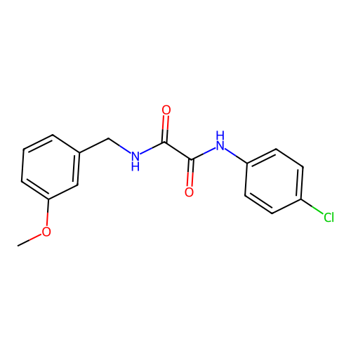 N1-(4-chlorophenyl)-N2-(3-methoxybenzyl)oxalamide structure