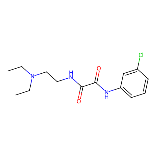 N1-(3-chlorophenyl)-N2-(2-(diethylamino)ethyl)oxalamide structure