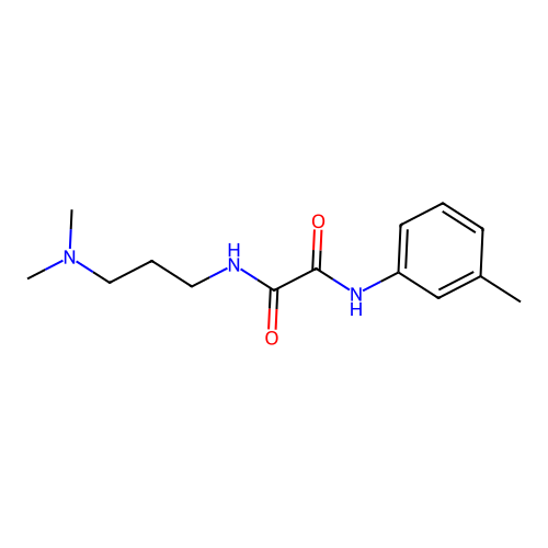 N1-(3-(dimethylamino)propyl)-N2-(m-tolyl)oxalamide structure