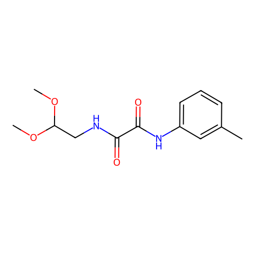 N1-(2,2-dimethoxyethyl)-N2-(m-tolyl)oxalamide structure