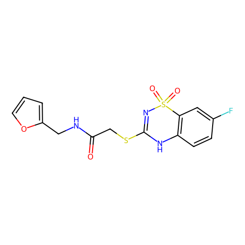 2-[(7-fluoro-1,1-dioxo-4H-1 structure
