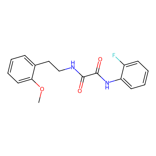 N1-(2-fluorophenyl)-N2-(2-methoxyphenethyl)oxalamide structure