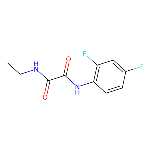 N1-(2,4-difluorophenyl)-N2-ethyloxalamide structure