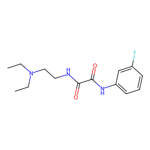 N1-(2-(diethylamino)ethyl)-N2-(3-fluorophenyl)oxalamide structure