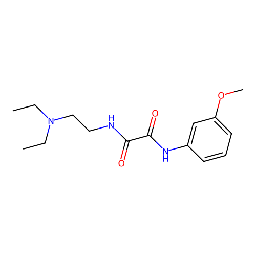 N1-(2-(diethylamino)ethyl)-N2-(3-methoxyphenyl)oxalamide structure