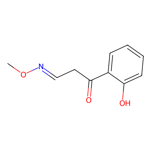 1-(2-Hydroxyphenyl)-3-(methoxyimino)propan-1-one structure