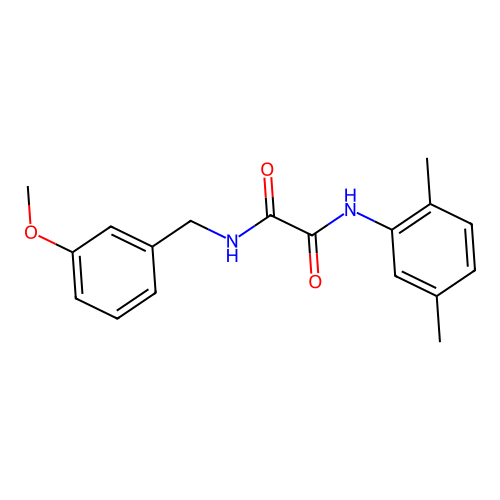 N1-(2,5-dimethylphenyl)-N2-(3-methoxybenzyl)oxalamide structure