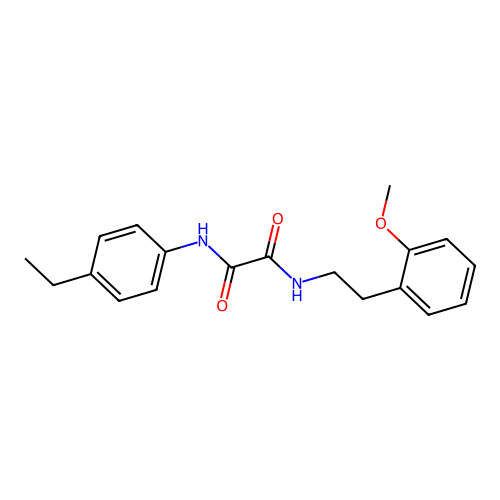 N1-(4-ethylphenyl)-N2-(2-methoxyphenethyl)oxalamide structure