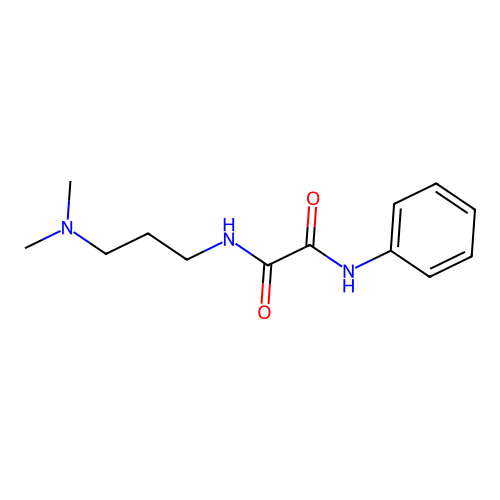 N-[3-(dimethylamino)propyl]-N'-phenyloxamide structure
