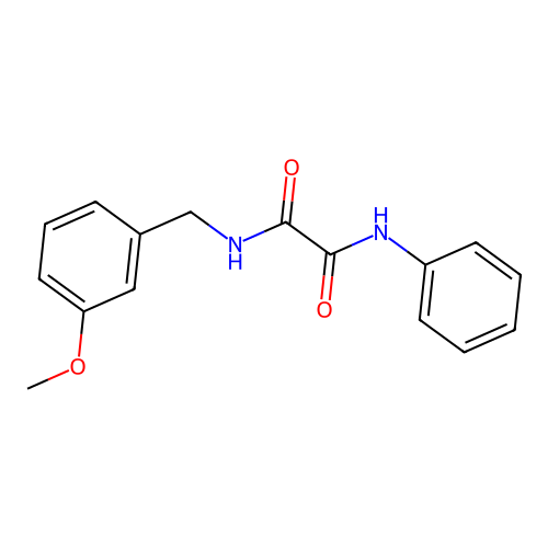 N1-(3-methoxybenzyl)-N2-phenyloxalamide structure