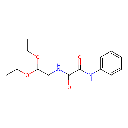 N1-(2,2-diethoxyethyl)-N2-phenyloxalamide structure