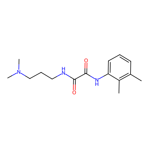 N-[3-(dimethylamino)propyl]-N'-(2,3-dimethylphenyl)oxamide structure