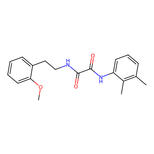 N1-(2,3-dimethylphenyl)-N2-(2-methoxyphenethyl)oxalamide structure