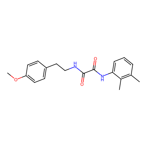 N1-(2,3-dimethylphenyl)-N2-(4-methoxyphenethyl)oxalamide structure