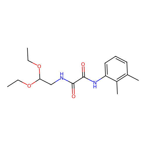N1-(2,2-diethoxyethyl)-N2-(2,3-dimethylphenyl)oxalamide structure