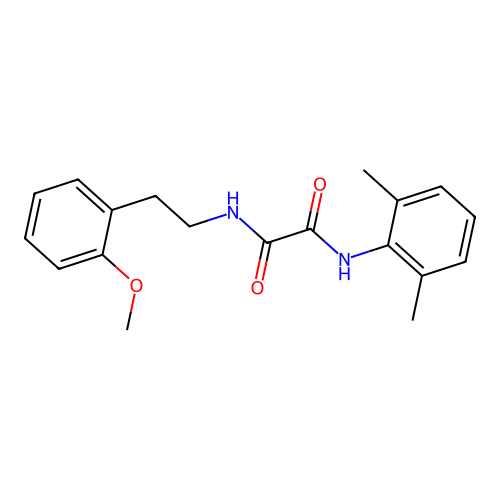 N1-(2,6-dimethylphenyl)-N2-(2-methoxyphenethyl)oxalamide structure