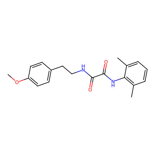 N1-(2,6-dimethylphenyl)-N2-(4-methoxyphenethyl)oxalamide structure