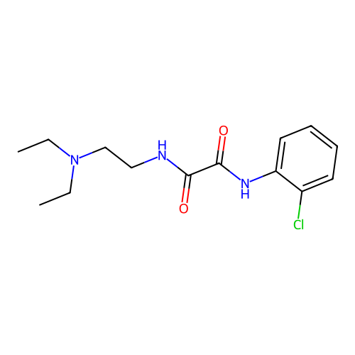 N1-(2-chlorophenyl)-N2-(2-(diethylamino)ethyl)oxalamide structure
