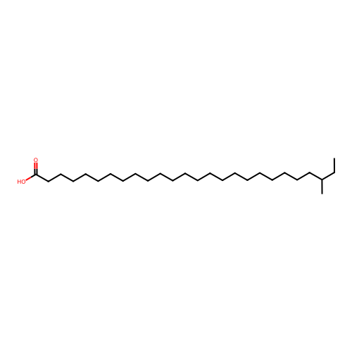24-Methylhexacosanoic acid structure